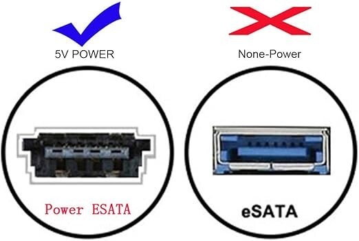 eSATA to USB C USB Type C Male Host to eSATA eSATAp HDD Cable for Laptop PC gallery