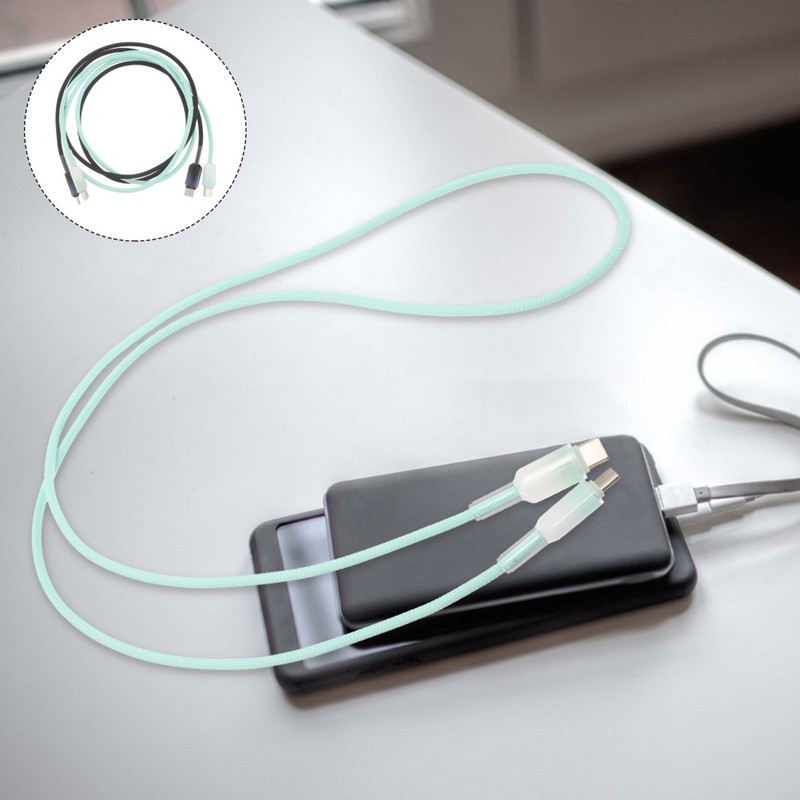 2pcs Usb Type C To Type C Cable: Usb Data Transmission 60w Cables Fast Charging gallery