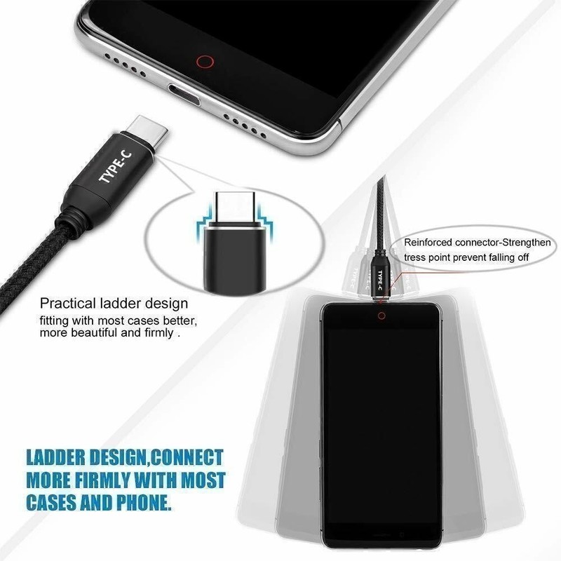 USB A to Type C Fast Charger Cable 3A For Samsung Mobile Phone Lead USB C Cable gallery