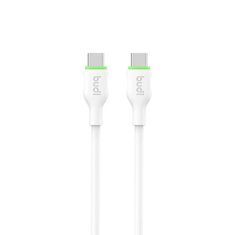 Budi 3M PD65W Cable White USB-C To USB-C