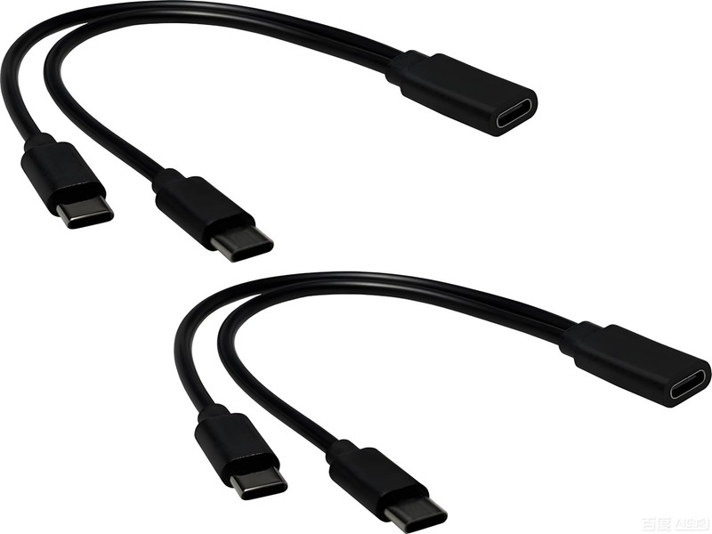 2-Pack USB C Splitter 1 in 2 Out USBC Power Charging Y Cable 7.9 Inch (Charge... gallery