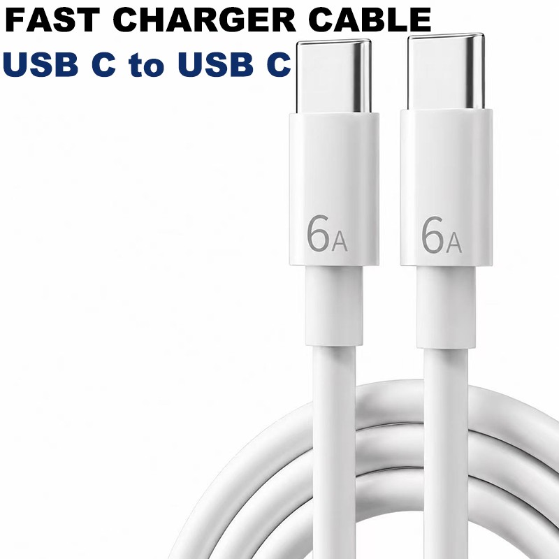 USB C to USB C Fast Charger Cable PD Dual Type-C Charging Data 0.25/1/1.5/2M