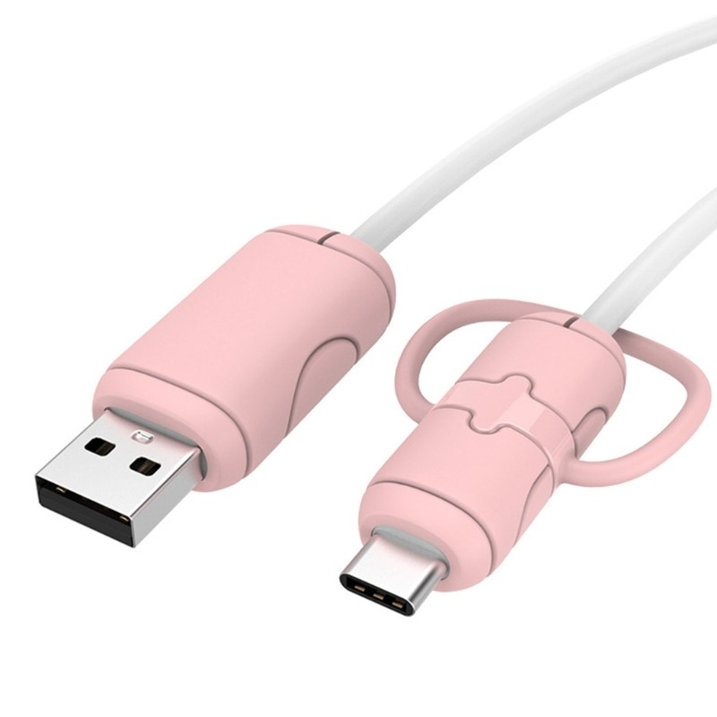 Charging Cable Protector USB Data Line Cord Winder Cartoon Soft Cover