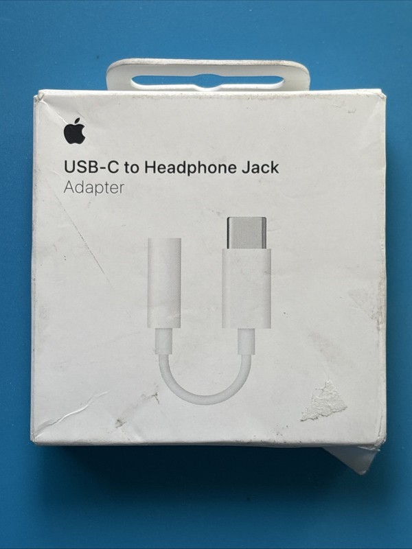 Apple USBC to Headphone Jack Adapter MW2Q3AM/A- A2049 3.5mm- OEM Original – New