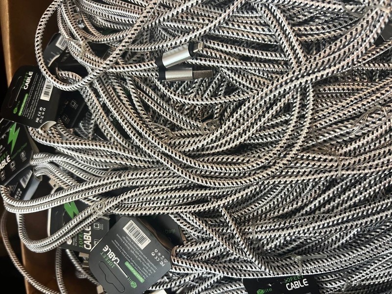Lot 10 Charging Cable Usb 10 FT Fast Charge Iphone Ipad Ipod New Zlite OC1