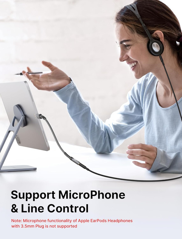 USB Type C to 3.5Mm Female Headphone Jack Adapter, USB C to Aux Audio Dongle Cab gallery