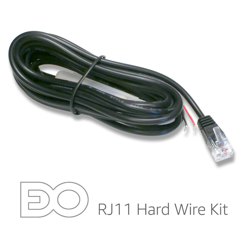 RJ11 Hardwire Power Cord for Uniden R3 R4 R7 R8 Escort Max 360C Redline Detector