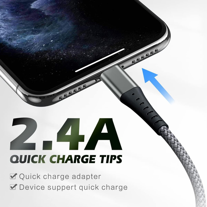 [Apple MFi Certified]iPhoneCharger Fast Charging 3-Pack 3FT Lightning Cable Ny gallery
