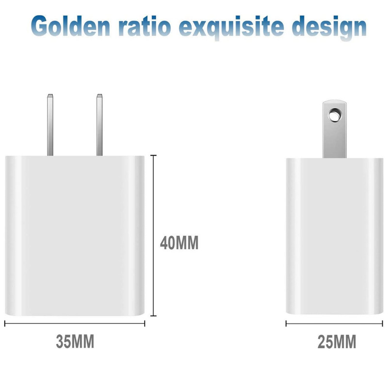 Dual Port USB Fast Wall Charger Block 5V 2A Power Adapter Cube For iPhone iPod gallery