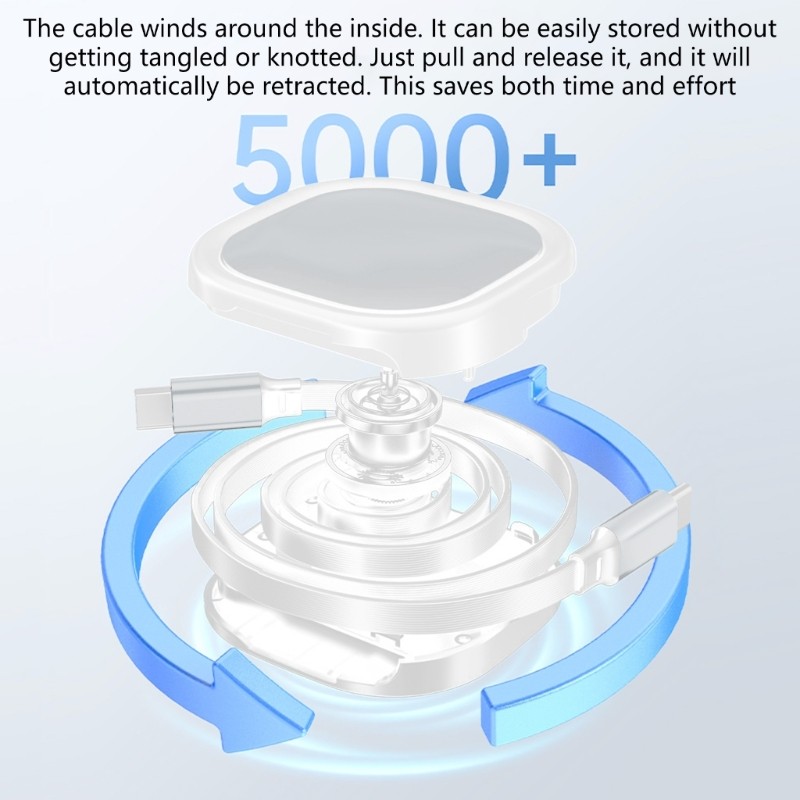 Portable Fast Charging Retractable Cable Aluminum Alloy Universal Power Delivery gallery