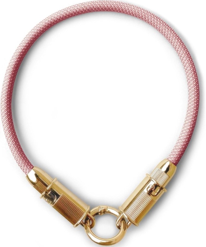 USB-C Fast Charging Cable Wristlet Keychain Rose Gold Braided 12in Portable