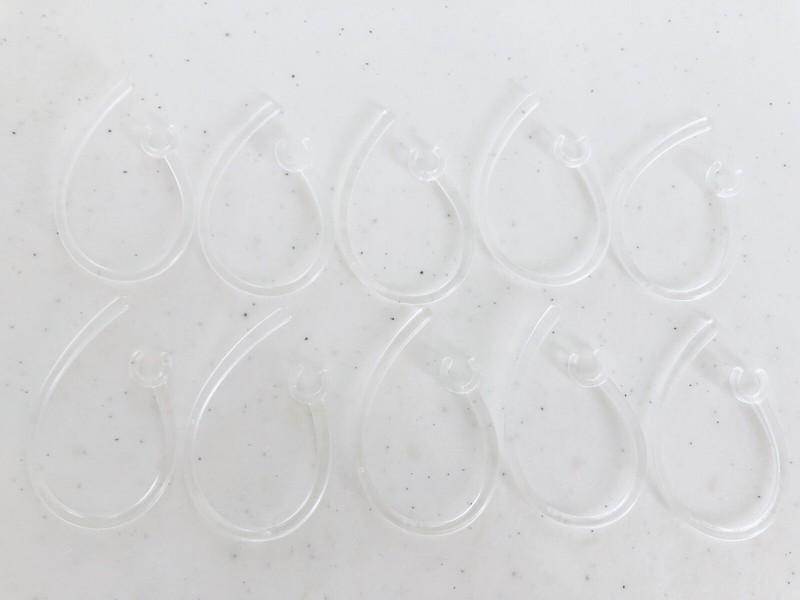 PACK CLEAR EARHOOKS Replacement earphone headset Ear Hooks for Bluetooth Headset gallery