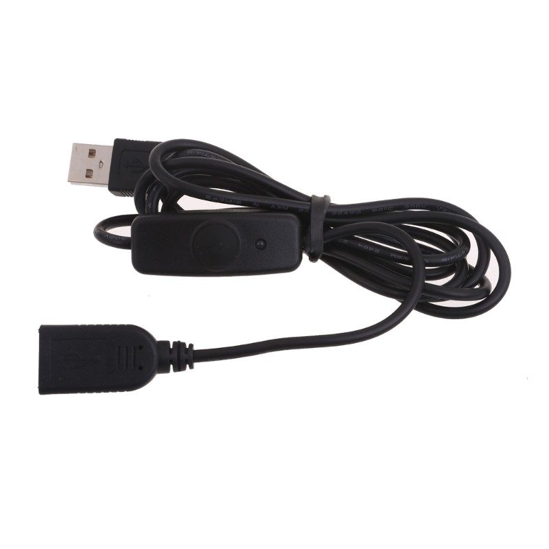 USB Power Cable Extender Line with Power Control for Car Driving Recorders