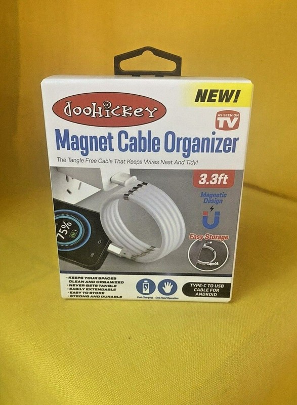 Charging Cable Type C To USB For Android Magnetic Organizer Cable by Doohickey