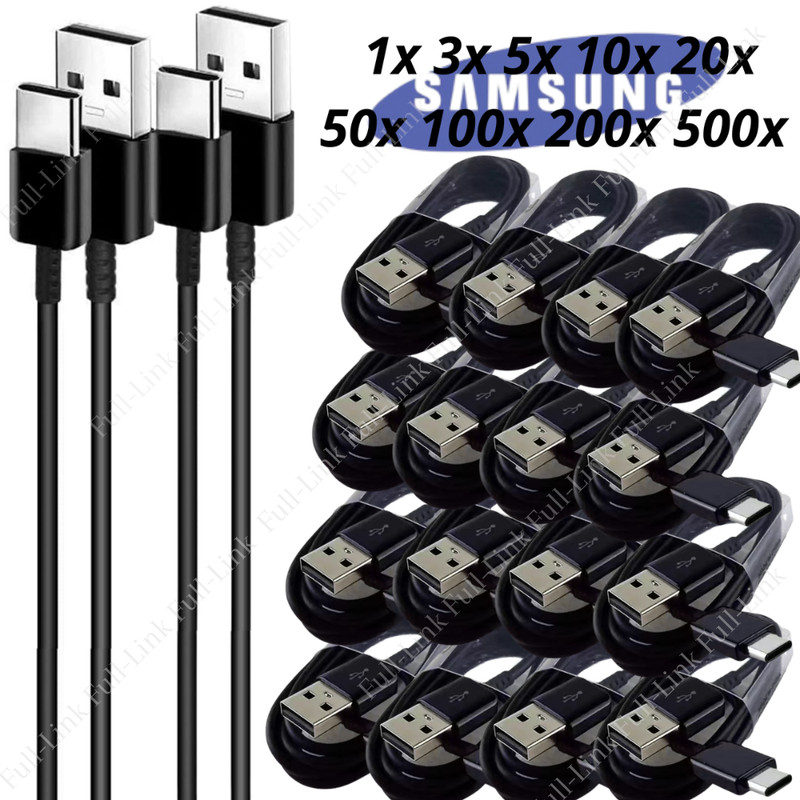 USB Type C Cable Fast Charger Charging Cord Lot For Samsung S10 iPhone 15 16 17