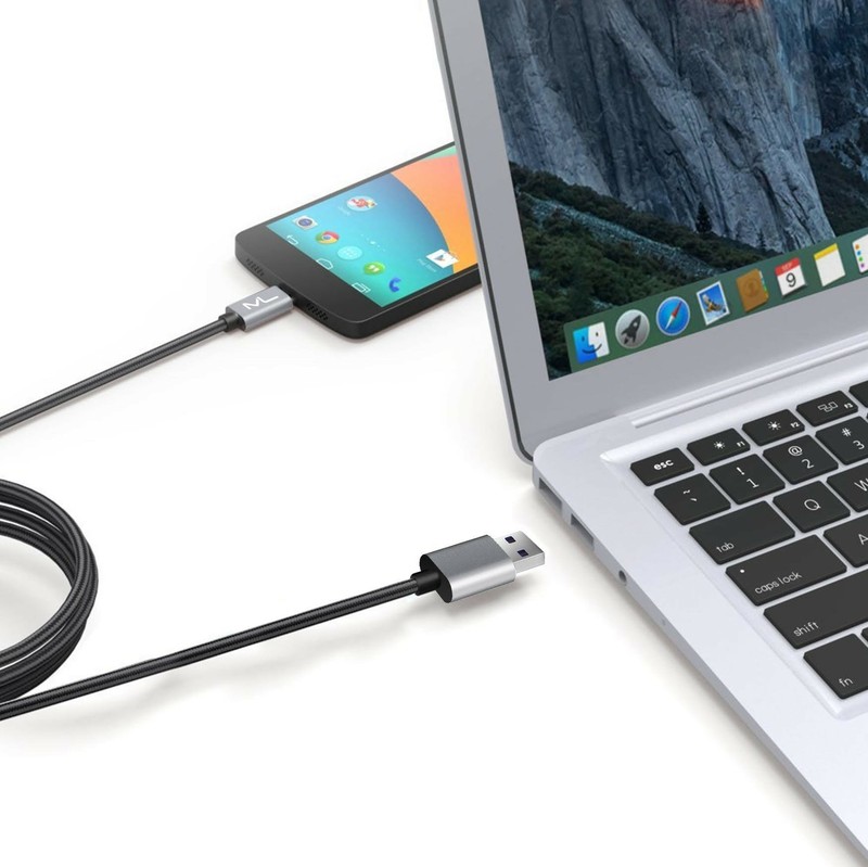 USB 3.0 Type C Cable 2 Pack 6.6FT, USB C to USB 3.0 Galaxy S8 Fast Charger Hi... gallery