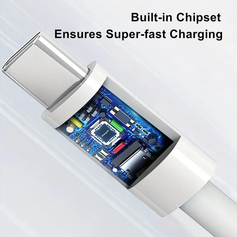 20 Pack Bulk USB C Charger Cable TypeC Charging Cords 3.3 FT White 2.0 gallery