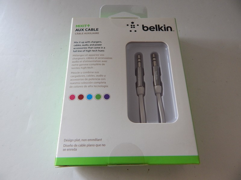 Belkin AV10127TT03-WHT 3.5mm MIXIT Aux Cable 3FT – White New