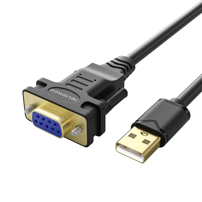 6FT USB to RS232 Adapter with FT232RL Chipset, USB 2.0 Female Serial Cable Co…