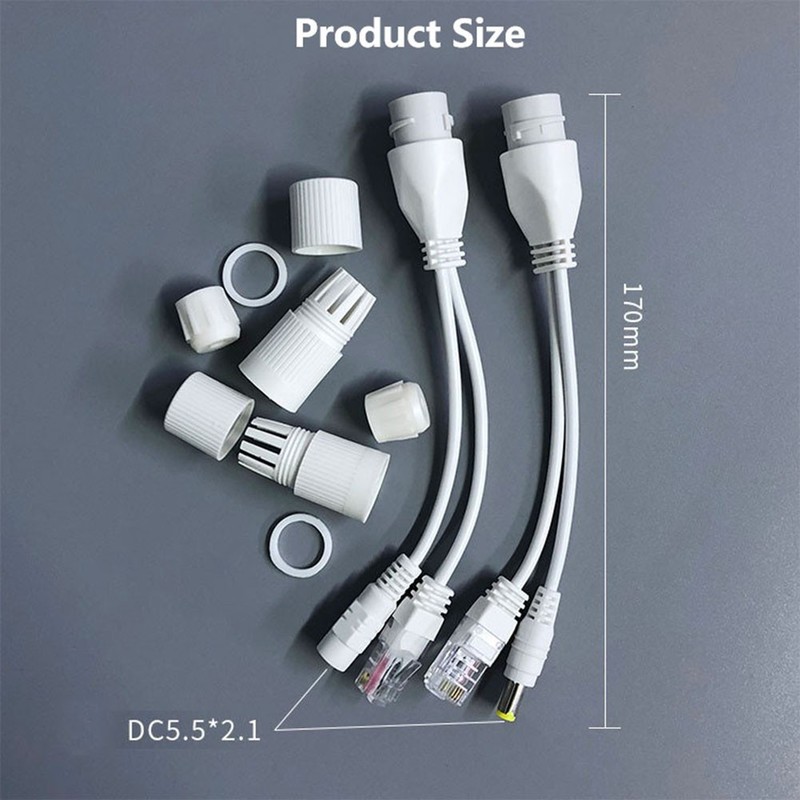 Power Over Ethernet Outdoor Use Plastic & Metal Material For IP Cameras gallery