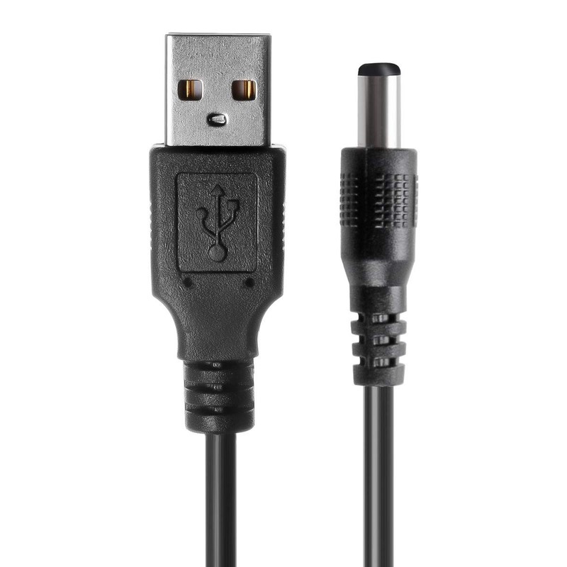 USB 2.0 A Male to DC 5.5x2.1mm 5 Volt 24AWG DC Connector Charge Barrel Jack P... gallery
