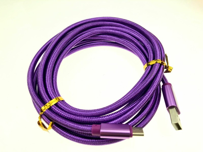 10ft Micro USB Charger Fast Charging Cable Cord For Samsung Android Phone Nylon gallery