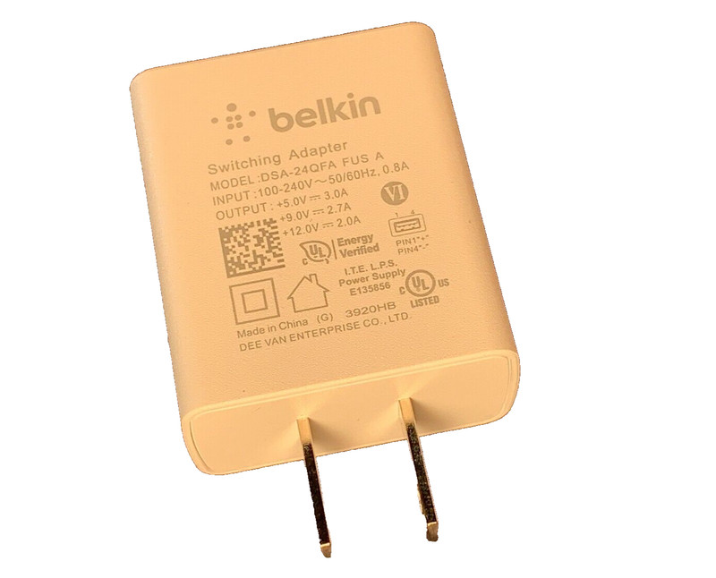 BELKIN BOSE DSA-18QFB FUS FAST USB-A 5V 3A 9V 2.7A 122A FAST CHARGER ADAPTER