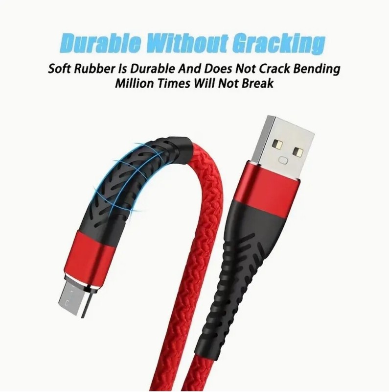 Heavy Duty Micro USB Fast Charger Data Cable Cord For Samsung LOT Android HTC LG gallery