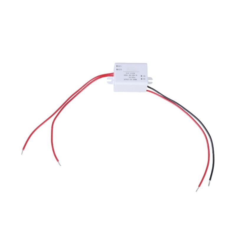 Power Supply Adapter AC85V~265V to DC12V 250mA for LED Lights and Fan Toy White gallery