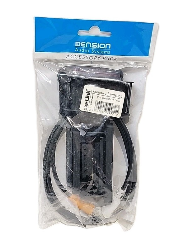 Dension Accessory Pack IPO5DC9 Ipod Cable Kit 1A Chrg.
