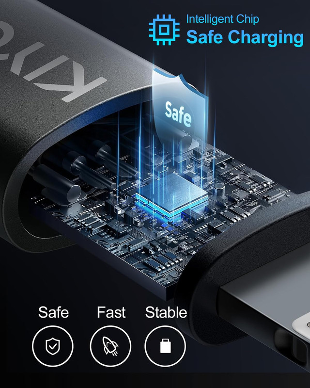 Coiled USB a to USB C Cable 6FT, 2Pack USB C Cables for Car, USB to USB C 66W Fa gallery