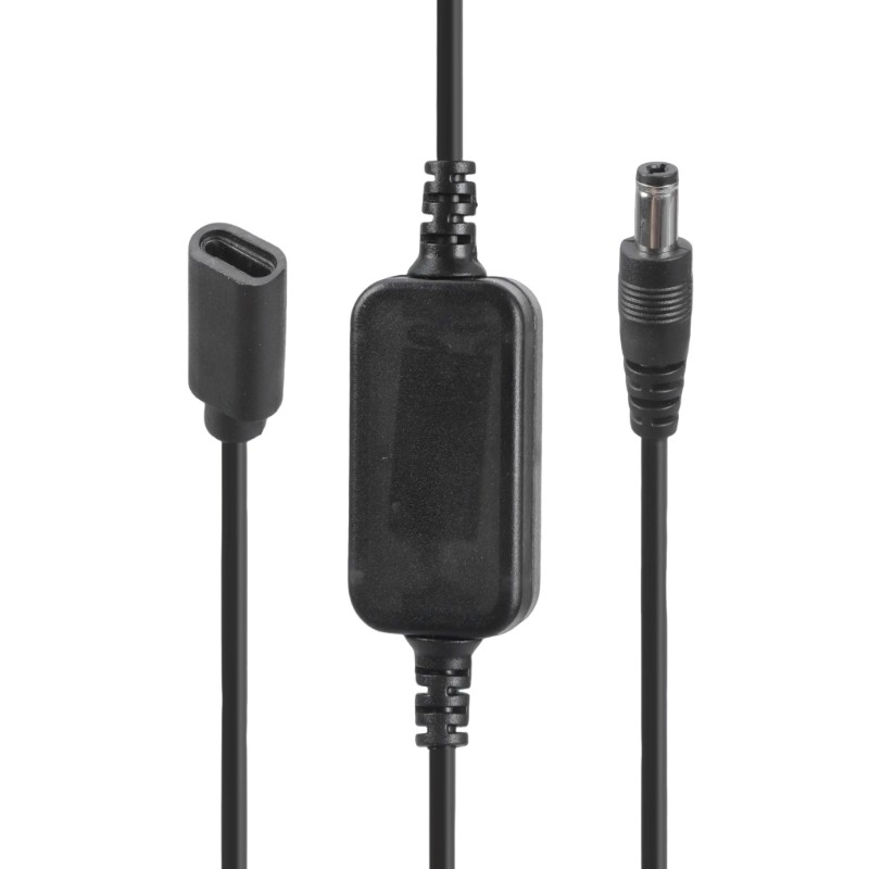 USB C 5V3A to DC5.5mm x 2.1mm Adapter Power Cable 9V Converter for Electronics