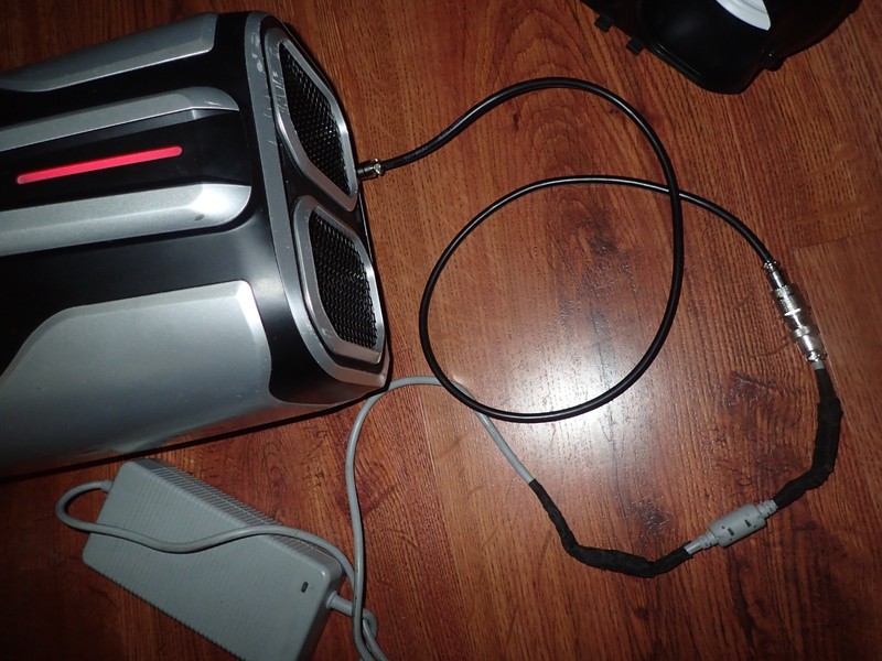 40 inch EXTENSION Cable connects ZERO BREEZE Mark 2 AC to Mark 2 AC ADAPTER USED