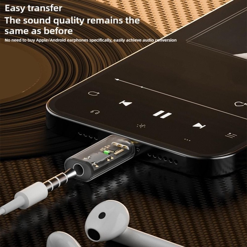 USB-C Type C Adapter Port to 3.5MM Aux Audio Jack Earphone W2I9 H4X7 B0R3 gallery