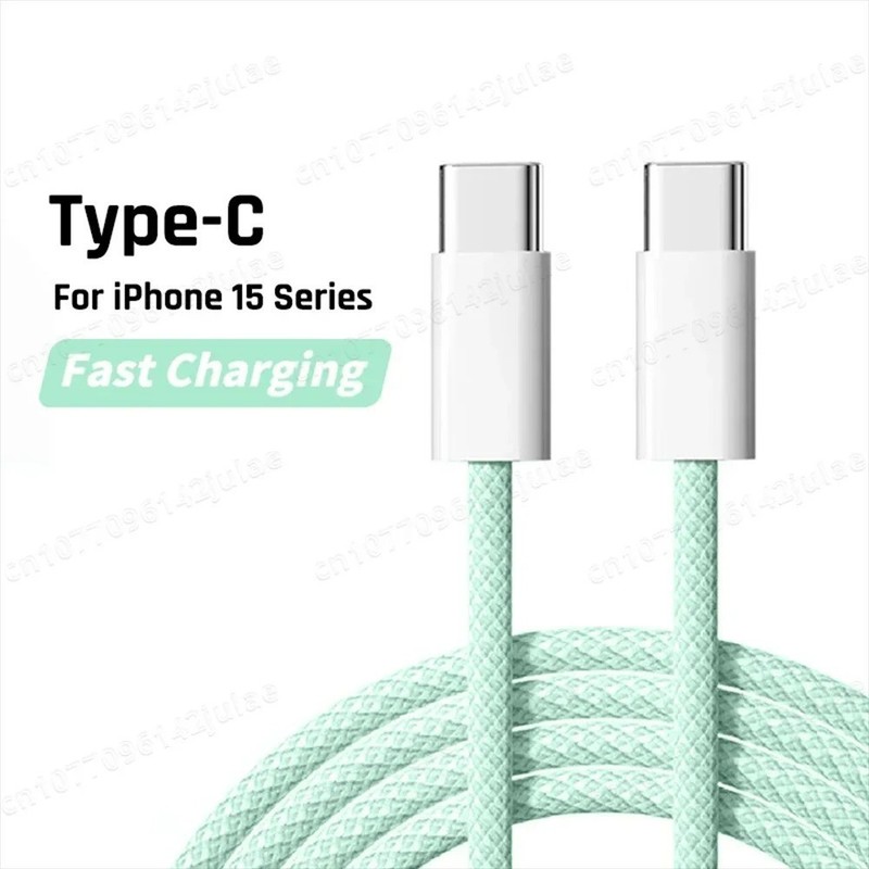 60W PD USB-C to USB-C Fast Charging Cable 6A for iPhone Samsung Xiaomi gallery