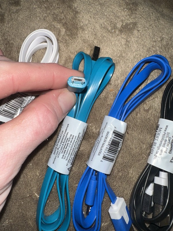 Wireless Gear Micro-USB Cables - 3ft Tangle-Free - Choose Your Color Lot gallery