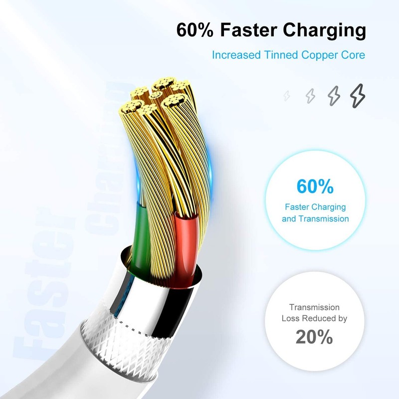 1/10Pack Lot USB Cable 3ft/6ft For iPhone 14 13 12 11 XR 8 6 5 Fast Charger Cord gallery