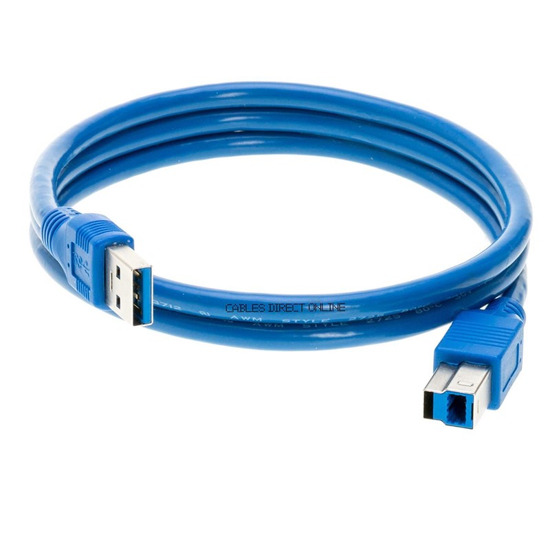 USB 3.0 A Male to B Male Cable Cord 3FT 6FT 10FT Data Wire HP CANNON High Speed gallery