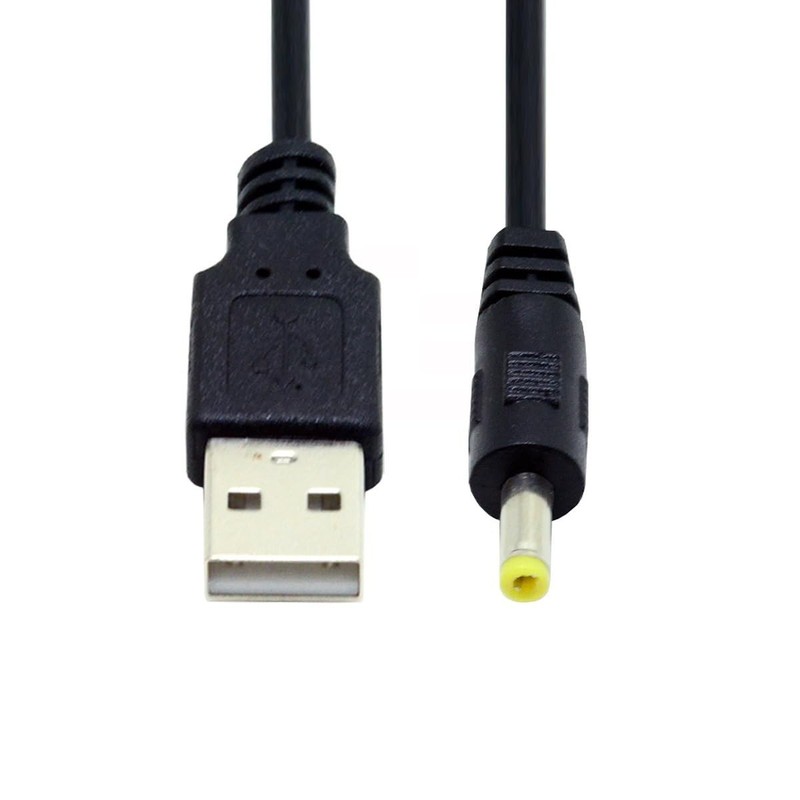 5V USB to 4.0×1.7mm DC Power Cable – 120cm, Compatible with Various Devices