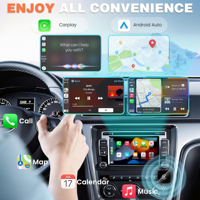 2026 Wireless Carplay Screen Adapter for Car Wired to Wireless Car Play for A... gallery