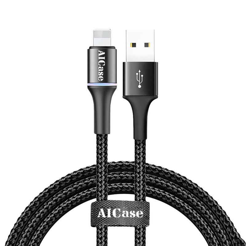 USB LED Fast Charging Cable Cord Charger for iPhone 14 13 12 11 XS Pro Max XR SE