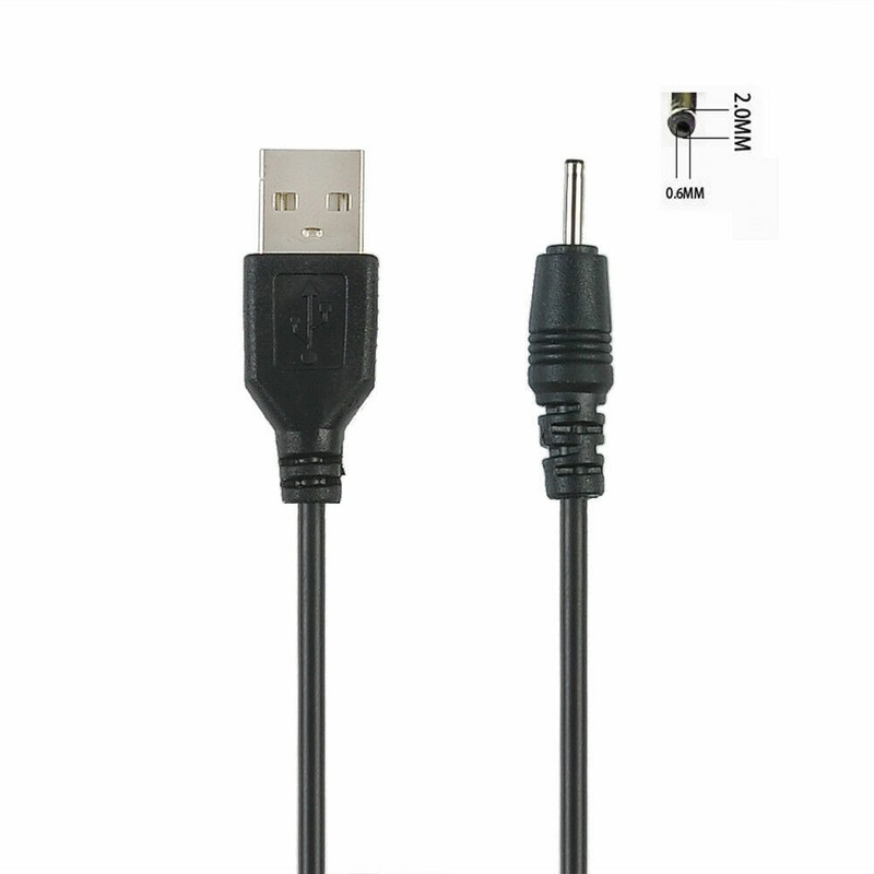 New USB A Male to 2.0 2.5 3.5 4.0 5.5mm Connector 5V DC Charger Power Cable Cord