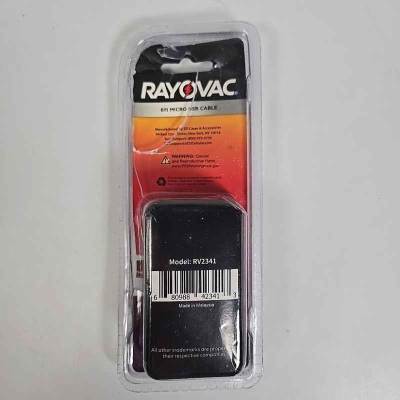 Rayovac Fusion - Micro USB Cable - 6ft Long Cable - Charge & Sync - White gallery
