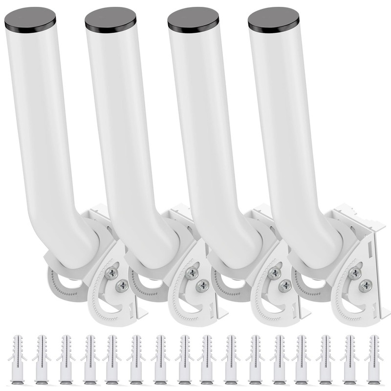 Wireless Bridge Mount, 4-Pack 11 in Dual Screw Locking J Pole Mounting Bracke...