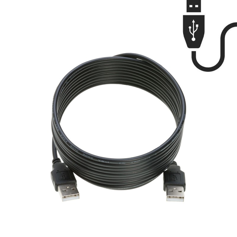 3FT USB 2.0 Cable High Speed Type A Male Printer Data Transfer Laptop