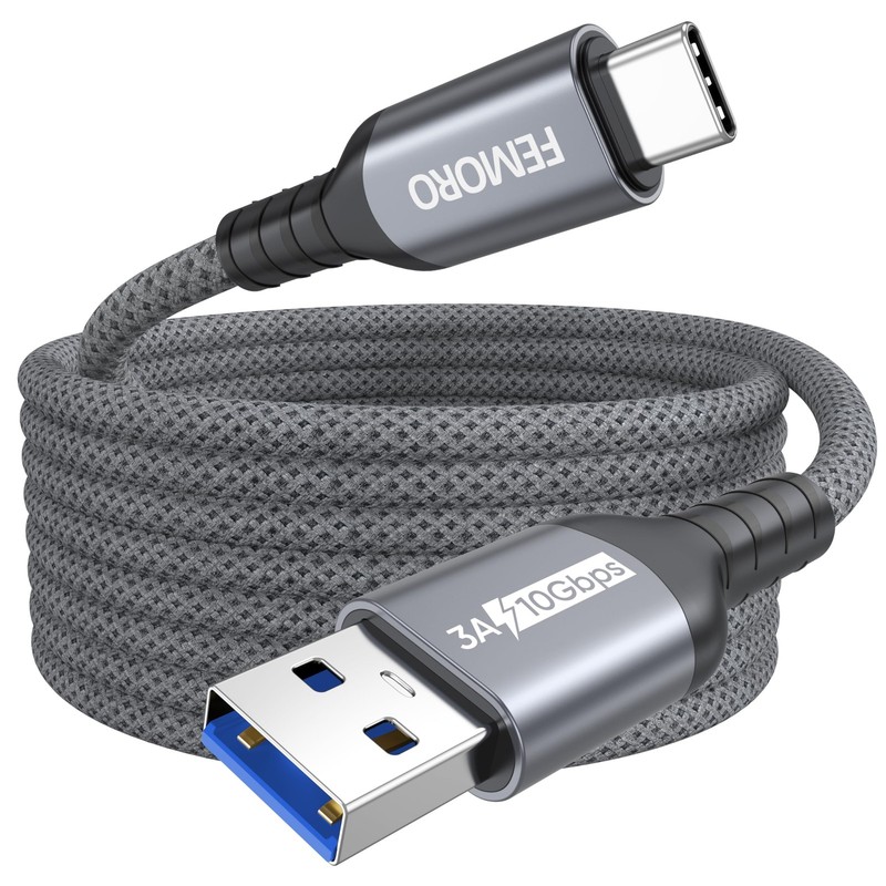 USB Data Cable 15ft Long, USB 3.2 Gen 2 A to -10Gbps High Speed Data Transfer…