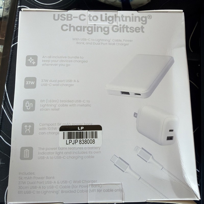 GEMS - USB C to Lightning MFI-Certified Charging Gift Set gallery