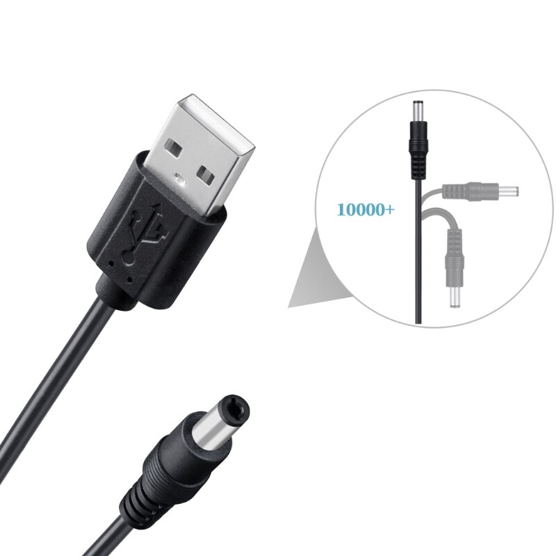 11 in1 5V USB to 5.5x2.5mm Plug Power Cable Connector for Cellphone LED gallery