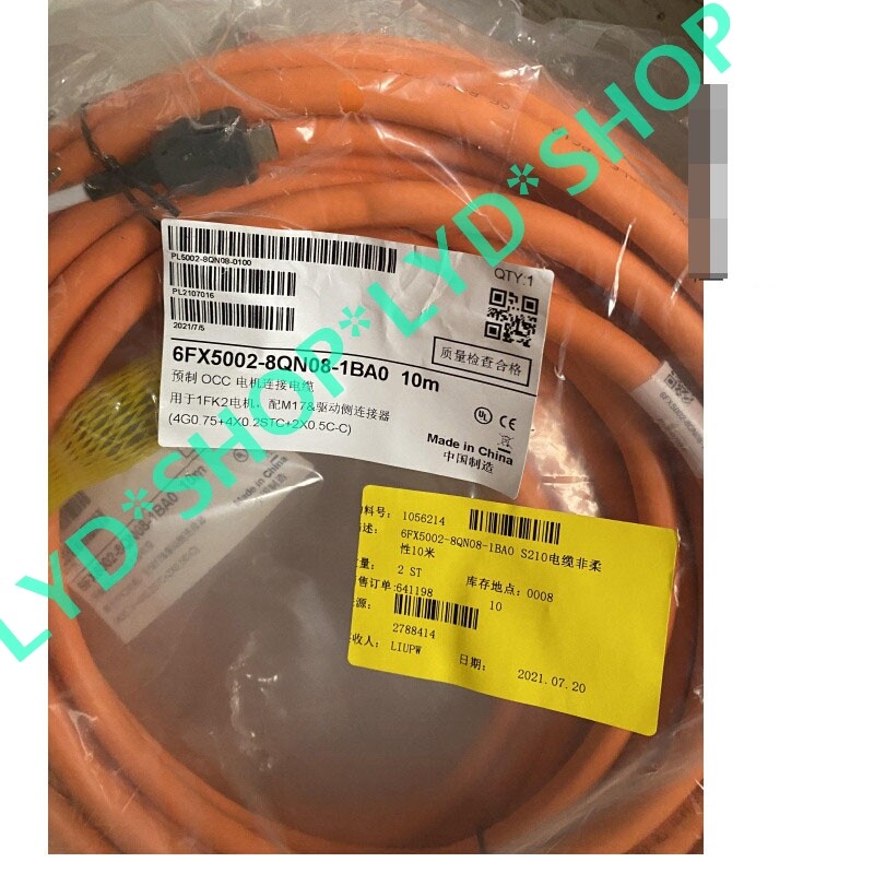 1pc New 6FX5002-8QN08-1BA0 Servo Cable 10m