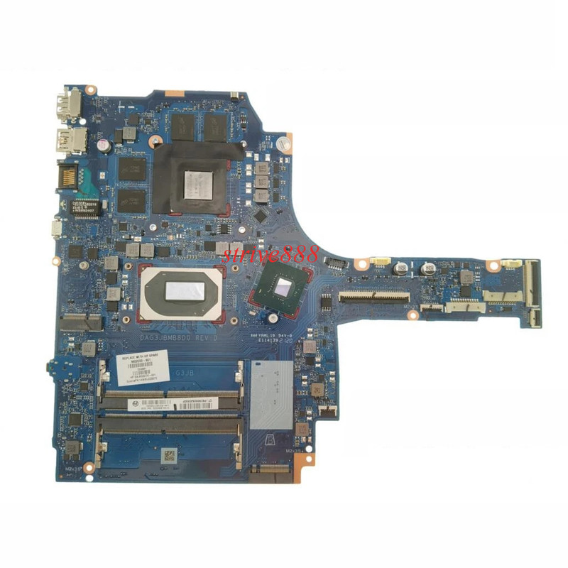 For HP 16-A GTX1650 I5-10300H CPU Motherboard DAG3JBMB8D0 M02033-601 M02033-001